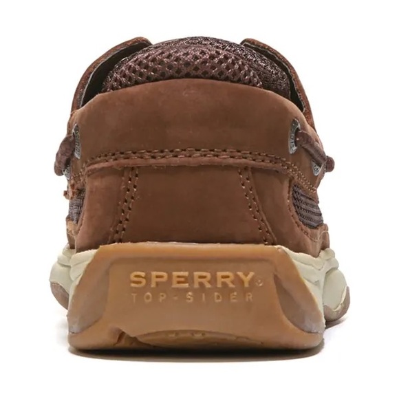 Boy’s Sperry Top Sider Boat Shoes Lanyard Brown Size 3 - Picture 3 of 11